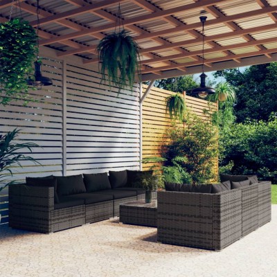 Garden set with cushions, 8...
