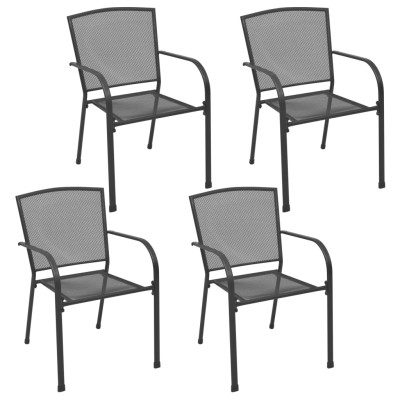 Outdoor chairs, 4 pcs.,...