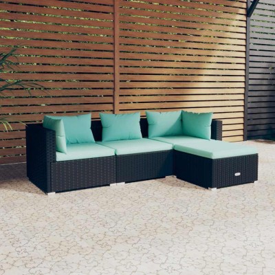 Garden set with cushions, 4...