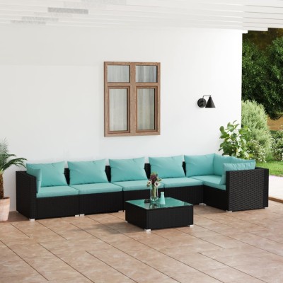 Garden set with cushions, 7...