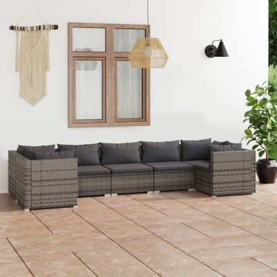Garden set with cushions, 7...
