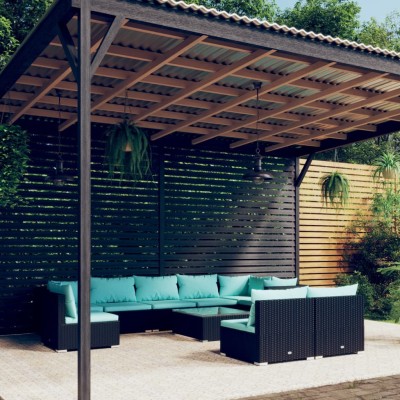 Garden set with cushions,...