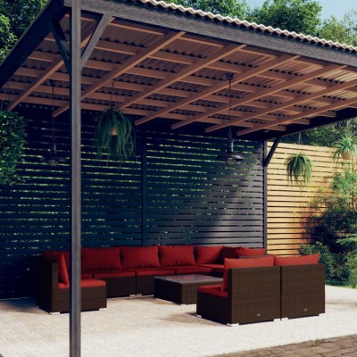 Garden set with cushions,...