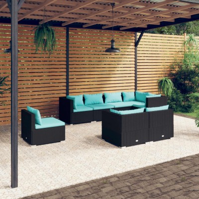 Garden set with cushions, 8...