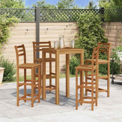 Bar stools, 4 units, solid...