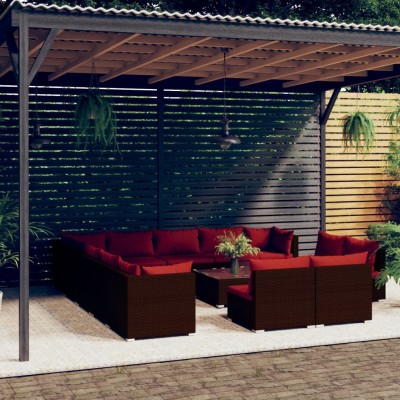 Garden set with cushions,...