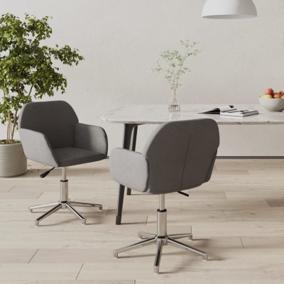 Swivel dining chairs, 2...