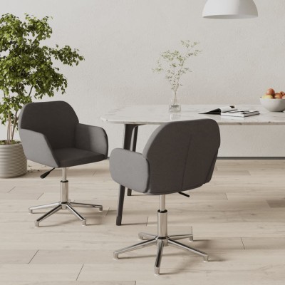 Swivel dining chairs, 2...