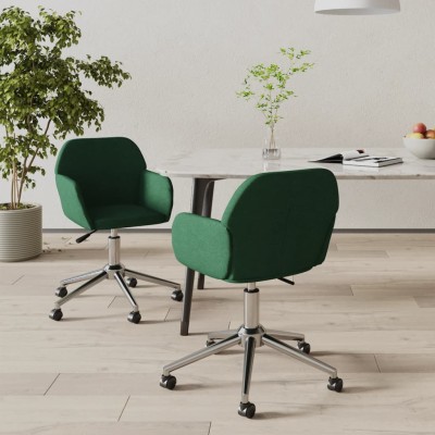 Swivel dining chairs, 2...