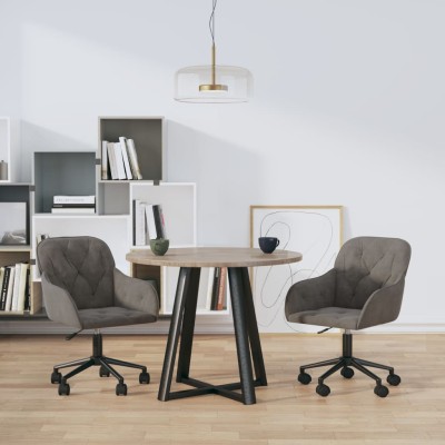 Swivel dining chairs, 2...