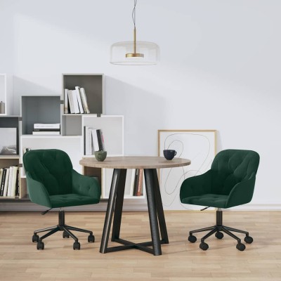 Swivel dining chairs, 2...