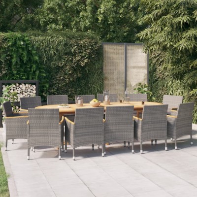 Garden dining set with...