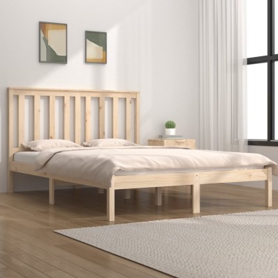 Bed frame, 135x190cm, solid...