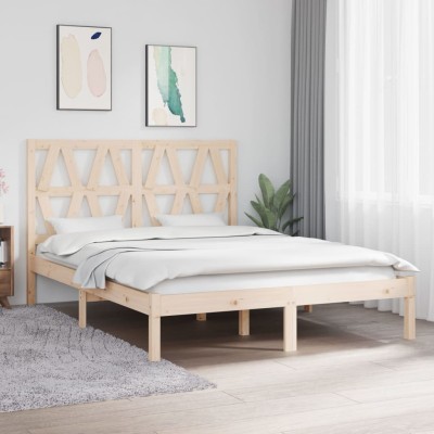 Bed frame, 135x190cm, solid...
