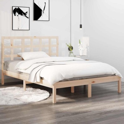 Bed frame, 135x190cm, solid...