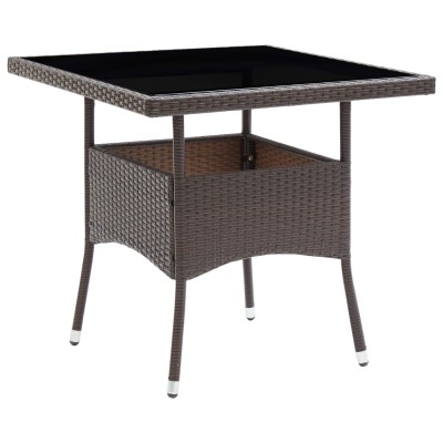 Garden dining table, brown,...