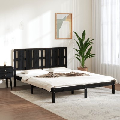 Bed frame, black,...