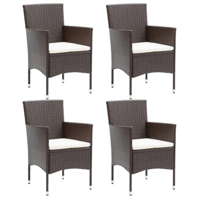 Garden dining chairs, 4...