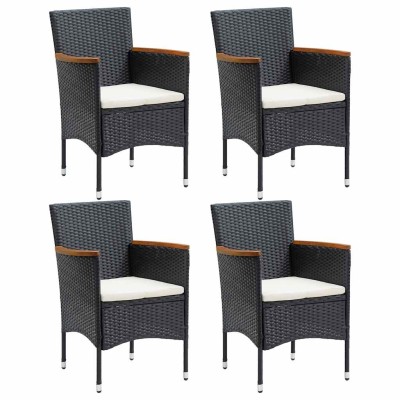 Garden dining chairs, 4...
