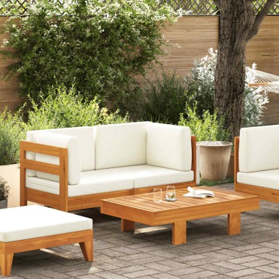 Garden set with cream...