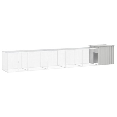 Cage for chickens, gray,...