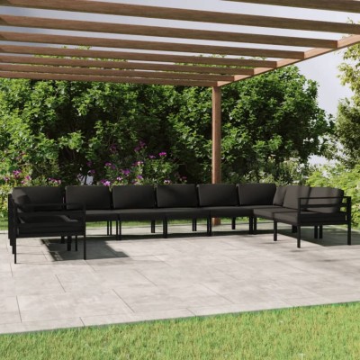 Garden set with cushions,...