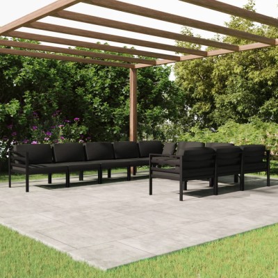 Garden set with cushions,...