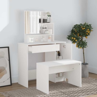 Dressing table set, white,...