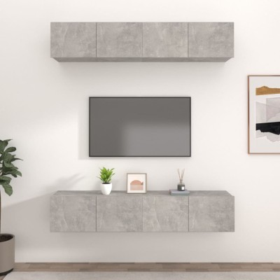 TV cabinets, 4 units,...