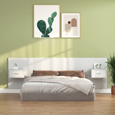 Headboard with cabinets,...
