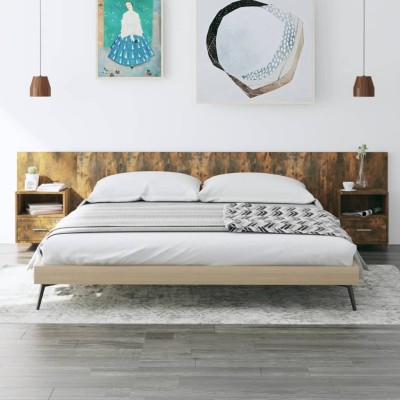 Headboard with cabinets,...
