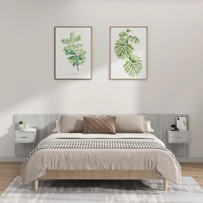 Headboard with cabinets,...
