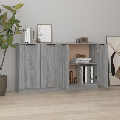 Side cabinets, 2 pcs., gray...