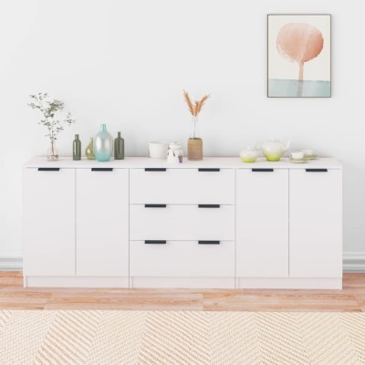 Side cabinets, 3 parts,...