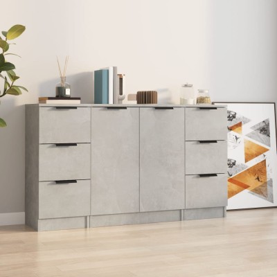Side cabinets, 3 units,...