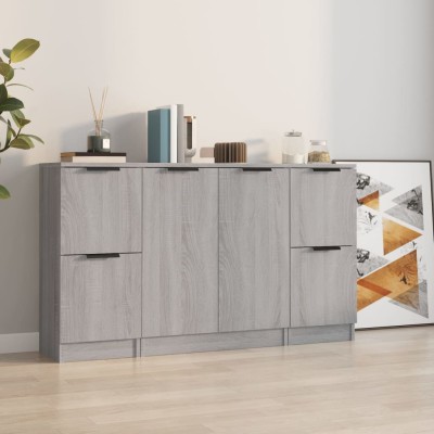 Side cabinets, 3 units,...