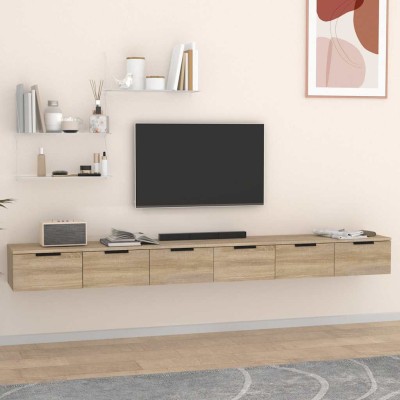 Wall cabinets, 2 pcs., oak,...