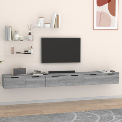 Wall cabinets, 2 pcs., gray...