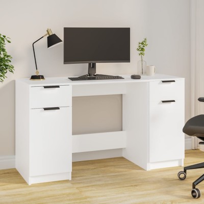 Desk with side cabinet,...