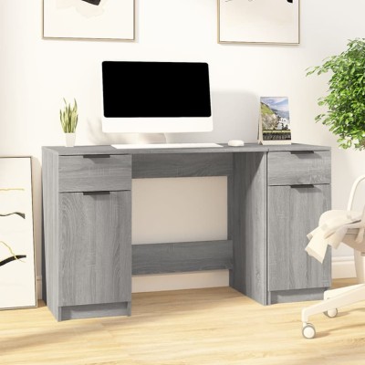 Desk with side cabinet,...