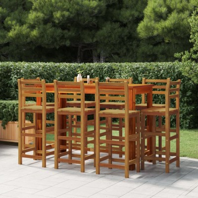 Bar stools, 8 units, solid...