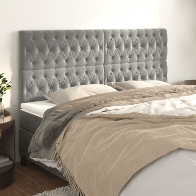 Headboard, light grey,...