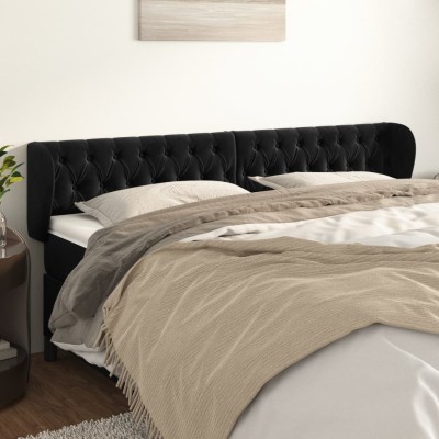 Headboard with ears, black,...