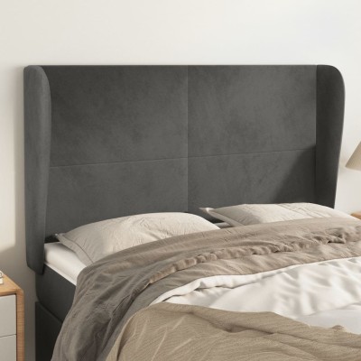Headboard with ears, gray,...