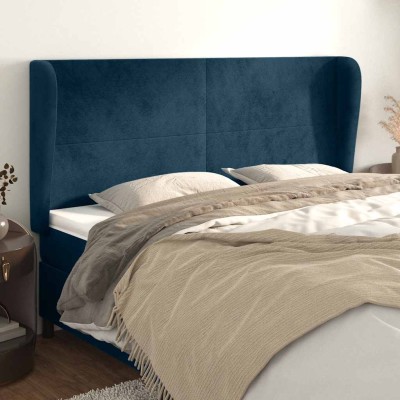 Headboard with ears, blue,...