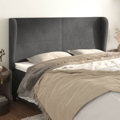 Headboard with ears, gray,...