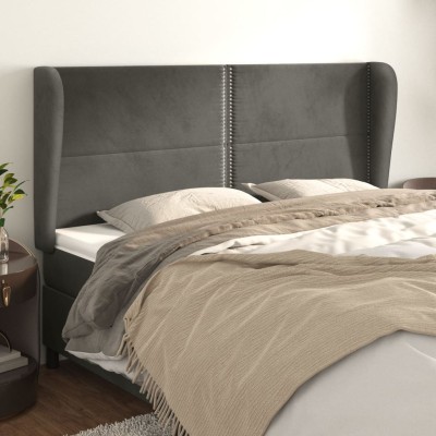 Headboard with ears, gray,...