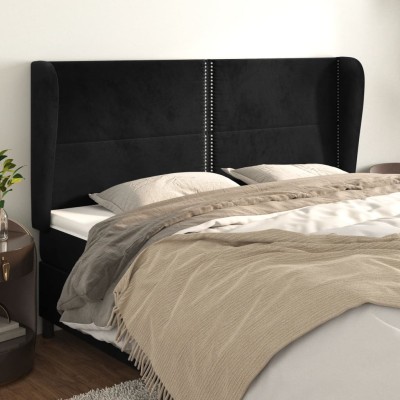 Headboard with ears, black,...