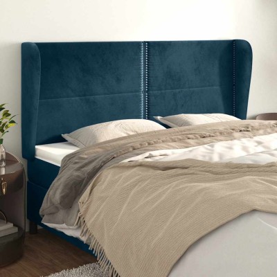 Headboard with ears, blue,...