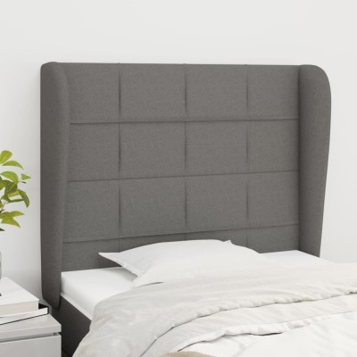 Headboard with ears, gray,...